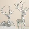 62KD Hand Carve Resin Deer Ornamentation Reindeer Sculpture Designs To Elevates Sophisticated Interior Styles Display