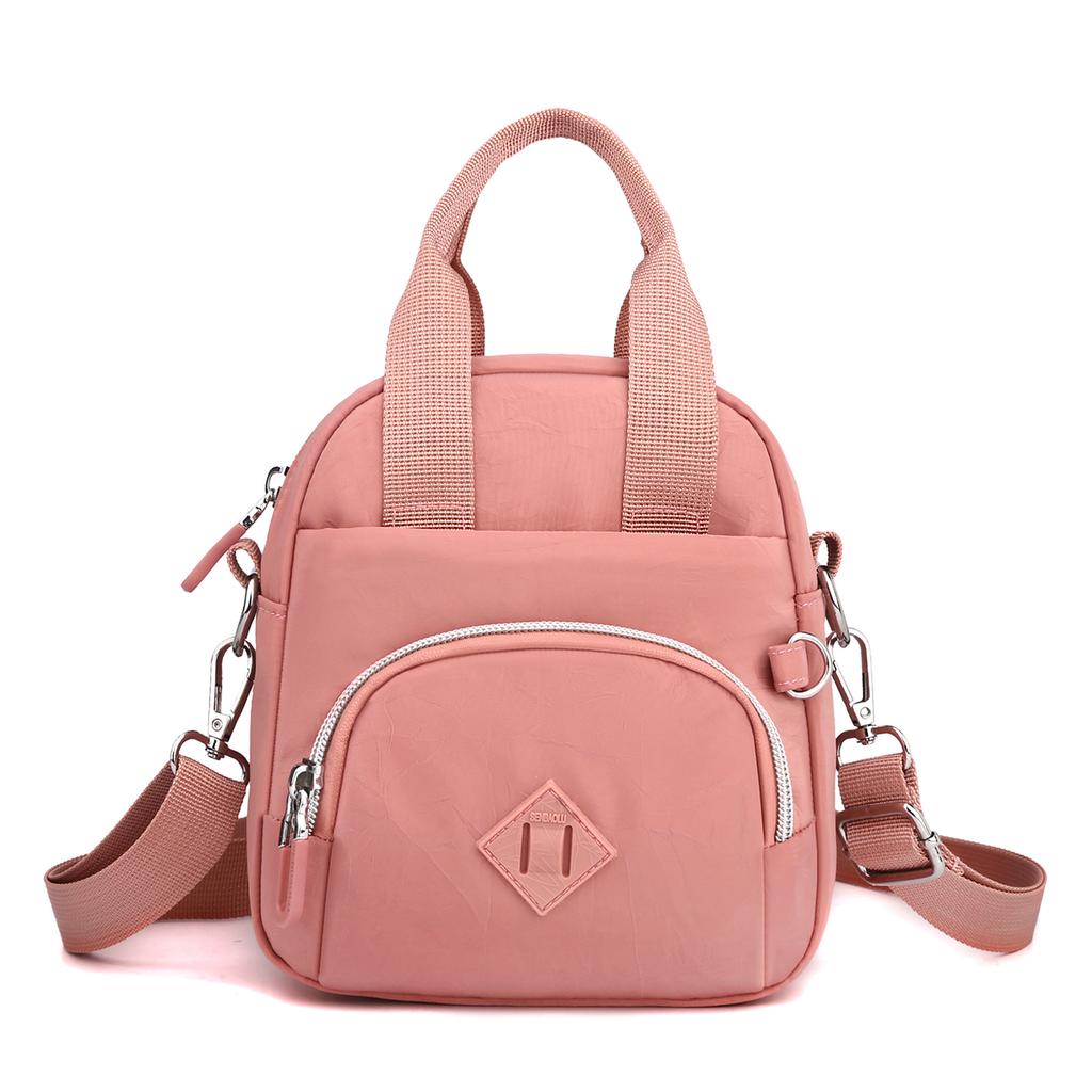 Женская мини-сумка на плечо из мятой ткани 4 слоя маленькая повседневная симпатичная стильная женская сумка для покупок телефон женская мода