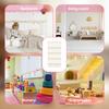 4-слойная сетка-гамак для хранения мягких игрушек большой вместимости, бохо подвесной органайзер для игрушек для игровой комнаты, спальни