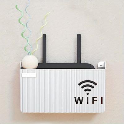 1 шт. Коробка для хранения Wi-Fi роутера, настенная, коробка для Wi-Fi, беспроводные коробки для хранения, чехол, удлинитель, подвесные органайзеры для офиса