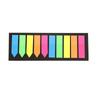 200 Sheets Fluorescence Self Adhesive Memo Pad Sticky Notes Bookmark Marker Memo Sticker Paper Student Office Supplies