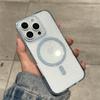 Роскошный прозрачный чехол с блестками Magsafe для iPhone 13 14 15 16 Pro Max Plus, магнитная беспроводная зарядка, противоударная мягкая накладка