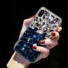 Роскошный Блестящий Кристальный Цветок из Страз Чехол для Телефона Для iPhone 17 16 15 14 13 12 11 Pro Max Air mini 16e 8 7 Plus X XS XR Блестящий Алмазный Камень Обложка