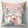 Christmas Decoration Pillowcase Christmas Dwarf Snowman Pillow Cover Sofa Cushion Suite Room Home Decoration New Year Gift
