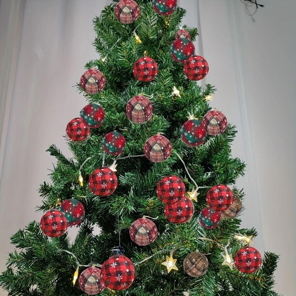 Небьющийся Рождественский Пенопластовый Шар Подвеска 6см/8см Украшения для Рождественской Елки Сувениры для Рождественской Вечеринки