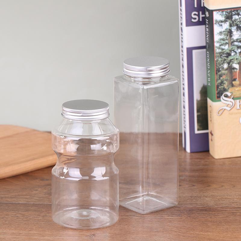 500 мл Квадратная одноразовая бутылка для сока, напитков, молочного чая, пластиковая бутылка для йогурта