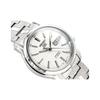 Seiko Seiko5 30 метров водонепроницаемые Кварцевые Стальной ремешок мужские часы белый циферблат SNKL75K1