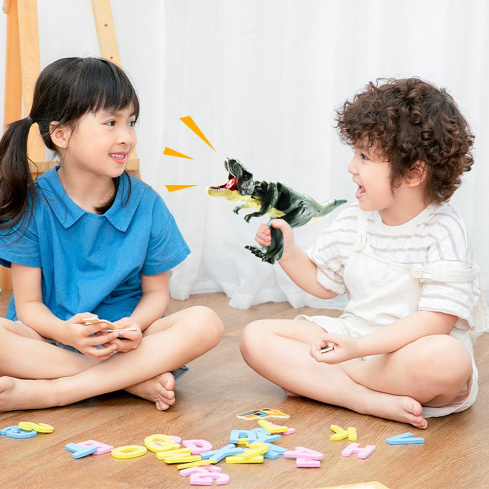 Swing Zazaza Dinosaur Toy Dinosaurs Gun Decompression Roaring  Toys for Boys Fidget Toys Creative Telescopic Gifts for Kids