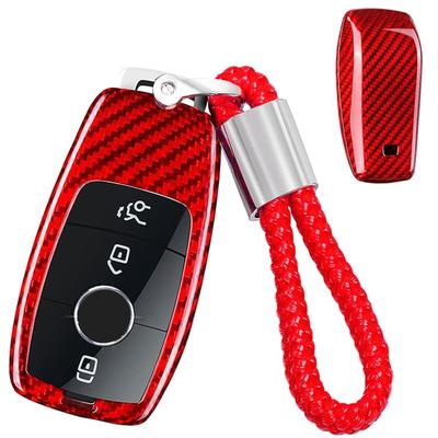 Корпус ключа из углеродного волокна T-carbon для Mercedes-Benz E350, E450, C300, CLA 250, GLB250, GLC300, CLS 450 (2016-2024 гг.)