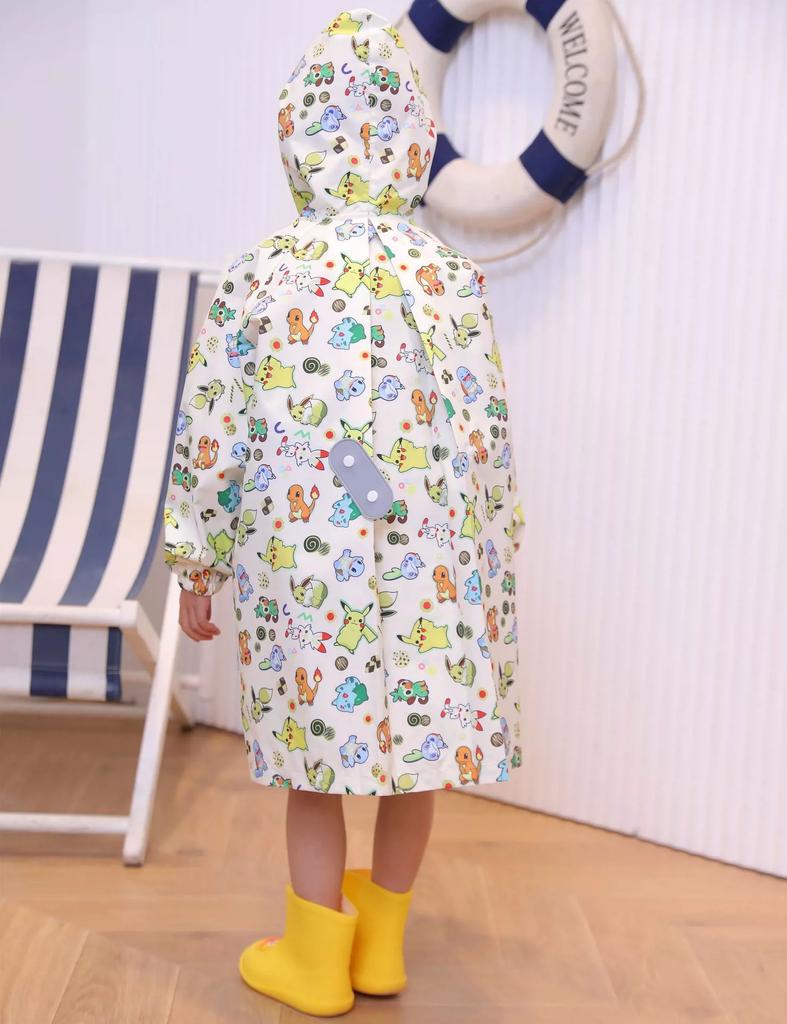 2026 New Model Children's Snoopy Lightweight Breathable Quick-Dry Portable Student Extended Family Soft Raincoat for Heavy Rain Protection