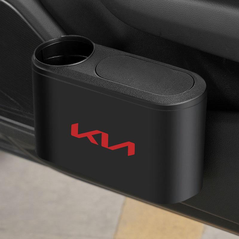 Автомобильная мусорка Подвесной контейнер для мусора и пыли в автомобиле Коробка для хранения Для KIA Ceed Rio Sportage R K3 K4 K5 K6 XCEED KX3 SPORTAGE EV6