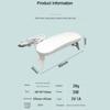 Мини-машина для сушки ногтей Микро УФ-светодиодная лампа Портативная USB-машина для отверждения геля для ногтей Складной лак для ногтей Быстросохнущее освещение 2 скорости