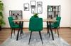 KARA chair - dark green velvet x 4