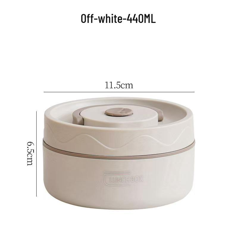 Двухслойный ланч-бокс из нержавеющей стали 304 с крышкой для офисных работников и студентов