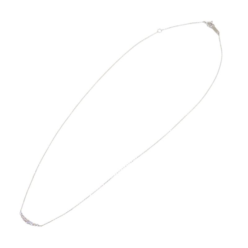 4℃  Necklace K18 white gold/diamond Women