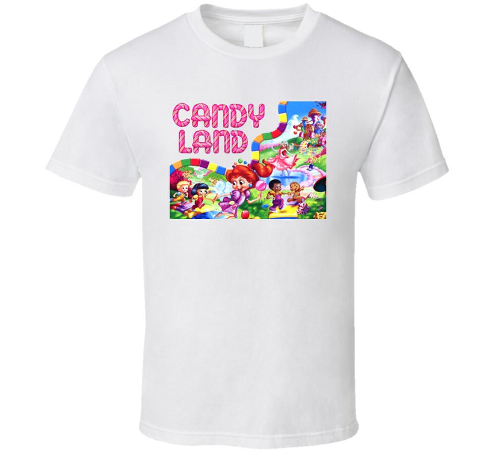Детская настольная игра Candy Land Футболка Мужская Женская Футболки Топ