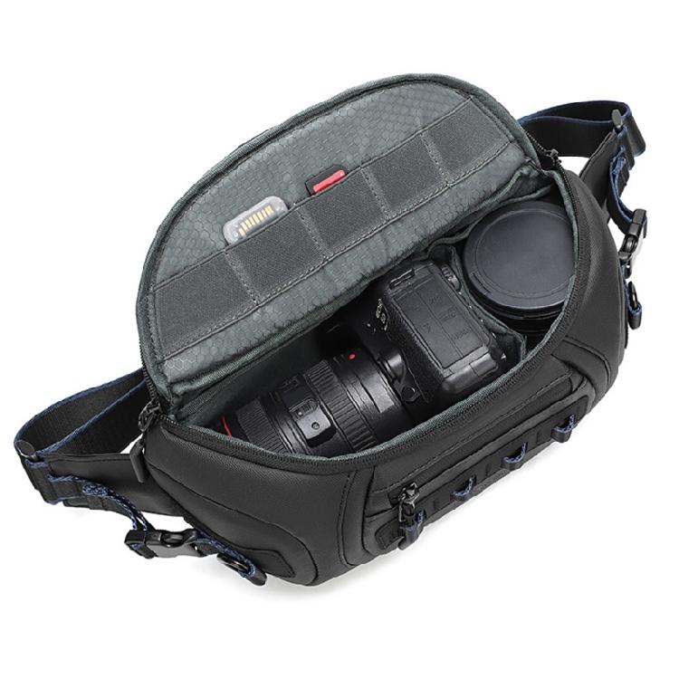 Портативная нагрудная сумка для камеры DSLR, устойчивая к царапинам, с удобным плечевым ремнем, модная сумка для хранения камеры