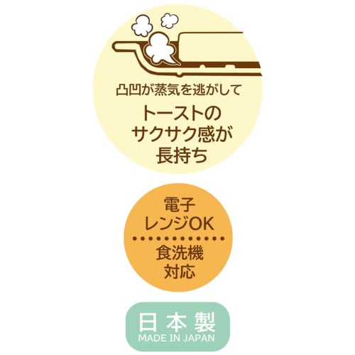 Skater Toast Plate Bread Plate Miffy MPLT1-A