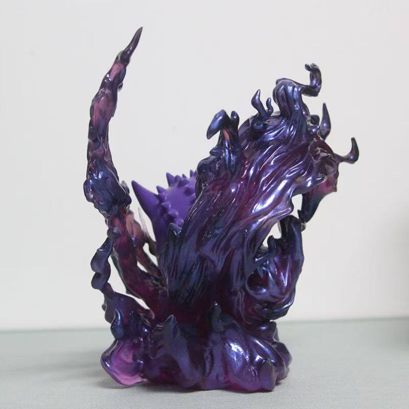 Pokmon Gengar Purple Ghost Style Ghost Claw Statue Anime Figure Desktop Decoration Collectible Model Toy Birthday Gift For Fans