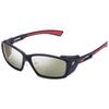 Zeque HOVER Polarized Matte Black TRUEVIEW SILVER MIRROR F-1973 Sunglasses, & Red, SPORTS/