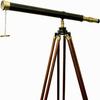 Telescope Brass Finish Adjustable Marine Stand Nautical Retro Ship Article - Perfect for Christmas Decoration