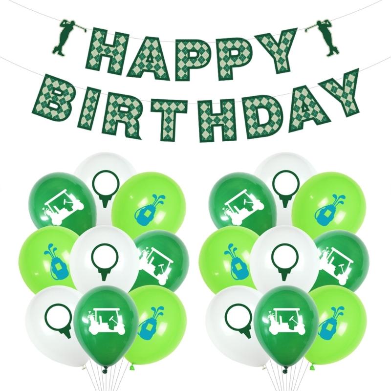 Golf Theme Birthday Party Supplies Safe Nontoxic Recyclable Decors Set For Sports Enthusiasts Family Gatherings