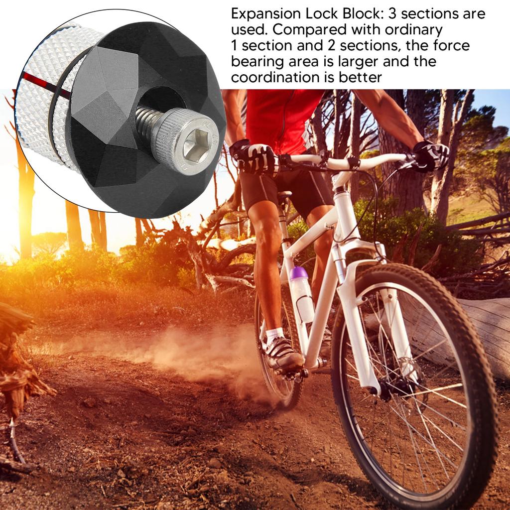 Bike Headset Expander Stem Top Aluminum Alloy Compression Plug Star Nut Mountain Road Bike Expansion Front Fork Steer