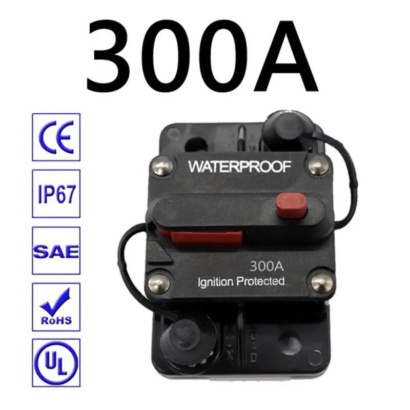 30A 40A 50A 60A 70A 80A 100A 120A 150A 200A 250A 300A AMP Автоматический выключатель Предохранитель Сброс 12-48 В постоянного тока Автомобиль Лодка Авто Водонепроницаемый