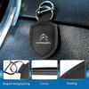 Shield Shape Car  Keychain Metal Emblem Key Ring For Citroen C4 C3 C5 C1 C3 Berlingo Celysee Cactus Picasso Aircross Saxo Grand