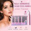 Annie's Beauty Самоклеящиеся накладные ресницы без клея, DIY Индивидуальные ресницы 8 мм-16 мм, 120 пучков, Макияж