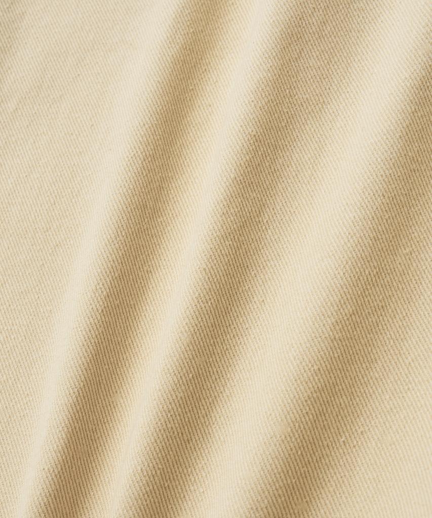 NOIRER FOR WOMAN Cotton Loose Flare Pants (Pale Yellow)