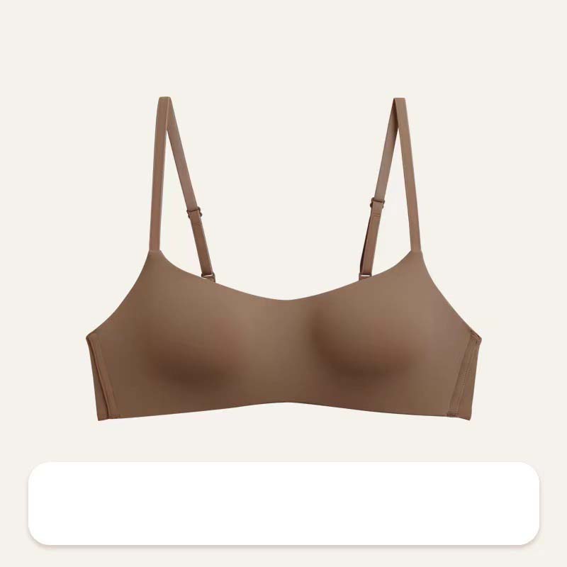 One Piece Seamless Bras Thin Gather Underwear No Steel Rings Bra Soft Comfortable Breathable Underwear Women's Intimates