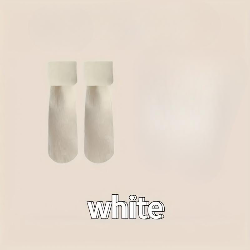 10-1 пара женских осенне-зимних толстых теплых носков для пола, большого размера, с вертикальной полоской, носки для снега, теплые носки с флисовой подкладкой в стиле гольф