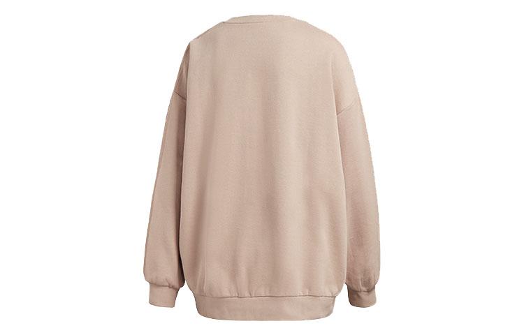 Women's Adidas Originals Sweatshirts Women's Pearl Powder Crew Neck Moderate Straight Fit