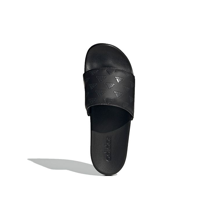 Adidas Adilette Comfort Slide Repeat Logo - Black Unisex Sneakers Core-Black Carbon GV9736