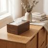 Wood Napkin Box Elegant Paper Towel Holder Minimalist Paper Box  Hotel Use