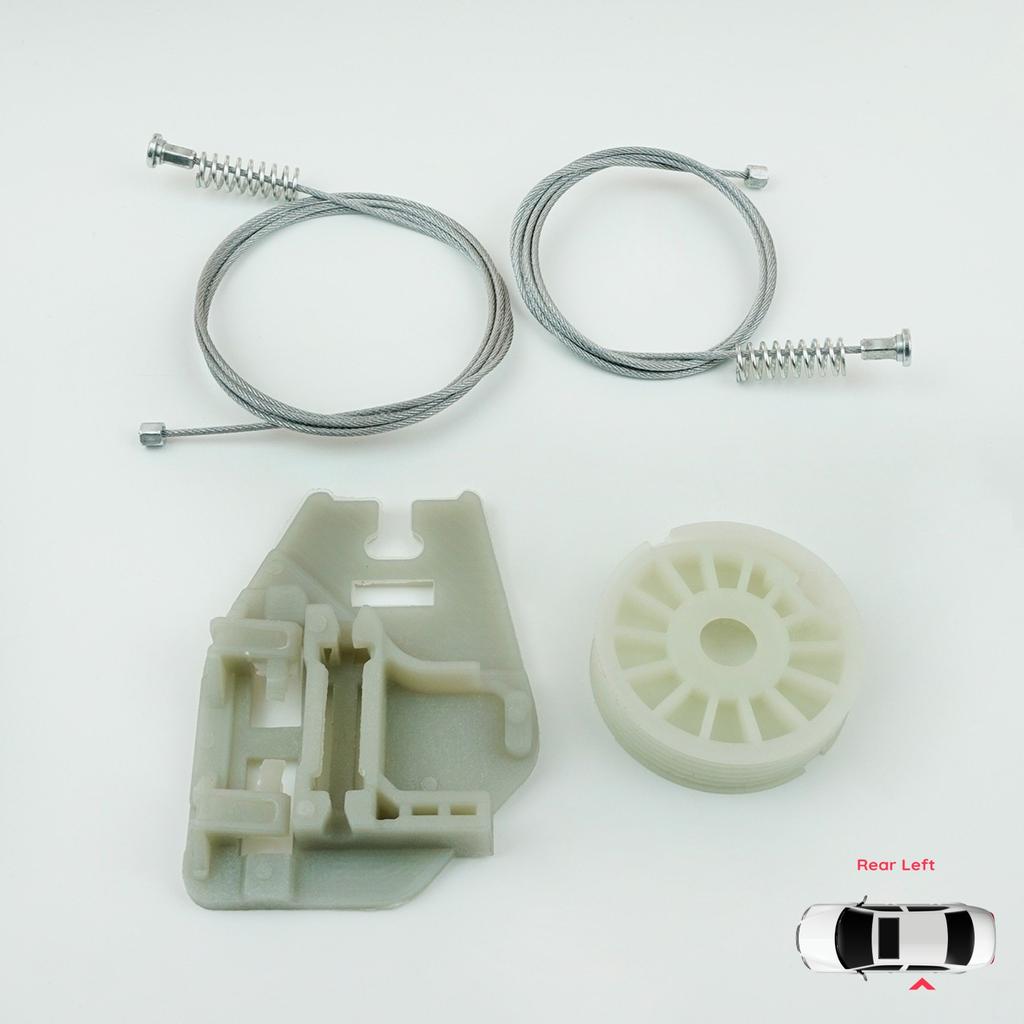 BWR617 Electric Power Window Lifter Regulator Repair Kit Rear Left Door for BMW X5 E53 2000-2006 51357125059