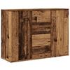 VidaXL Buffet vieux bois 88x30x64 cm bois d'ingénierie, meuble de rangement, meuble de rangement de cuisine, meuble de 855892
