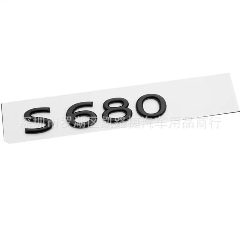 Car Trunk Letters Logo Chrome Decals Emblem Badge Sticker For Benz Maybach S480 S580 S600 S680 GLS480 GLS580 GLS600 GLS680 bfu1