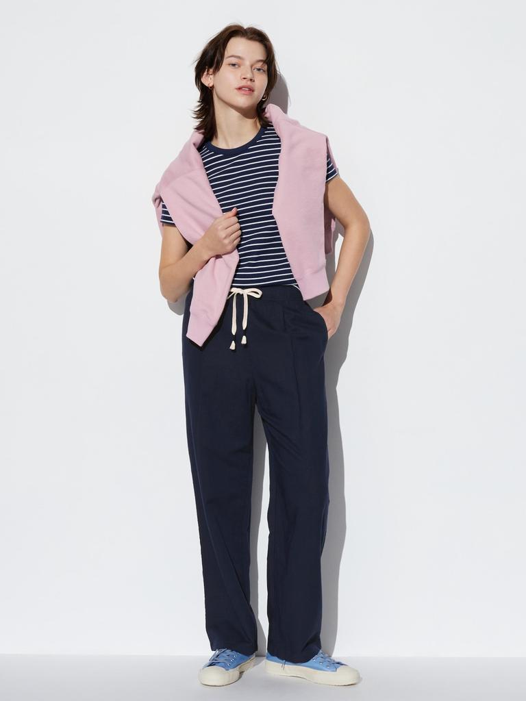 Uniqlo Легкие брюки из смесового льна JAPAN