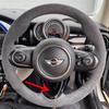 Hand-stitched Suede&leather Full Coverage Car Steering Wheel Cover for Mini Cooper S JCW F54 F55 F56 F57 F60 Countryman