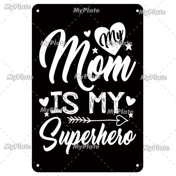 Vintage To My Mom Metal Sign Love Tin Sign Decoration Plaque Home Wall Decor Bar Sign Home Decor Poster Drop Shipping