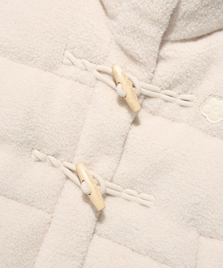 Wacky Willy Women'S Fleece Toggle Short Down Cream
