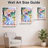 Disney DIY diamond painting 5d Cinderella reading a book cross stitch diamond living room bedroom decoration painting
