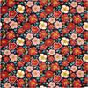 Asobishin Japanese Furoshiki Wrapping Cloth Ume Plum Blossom Black 100x100cm Water Repellent Polyester