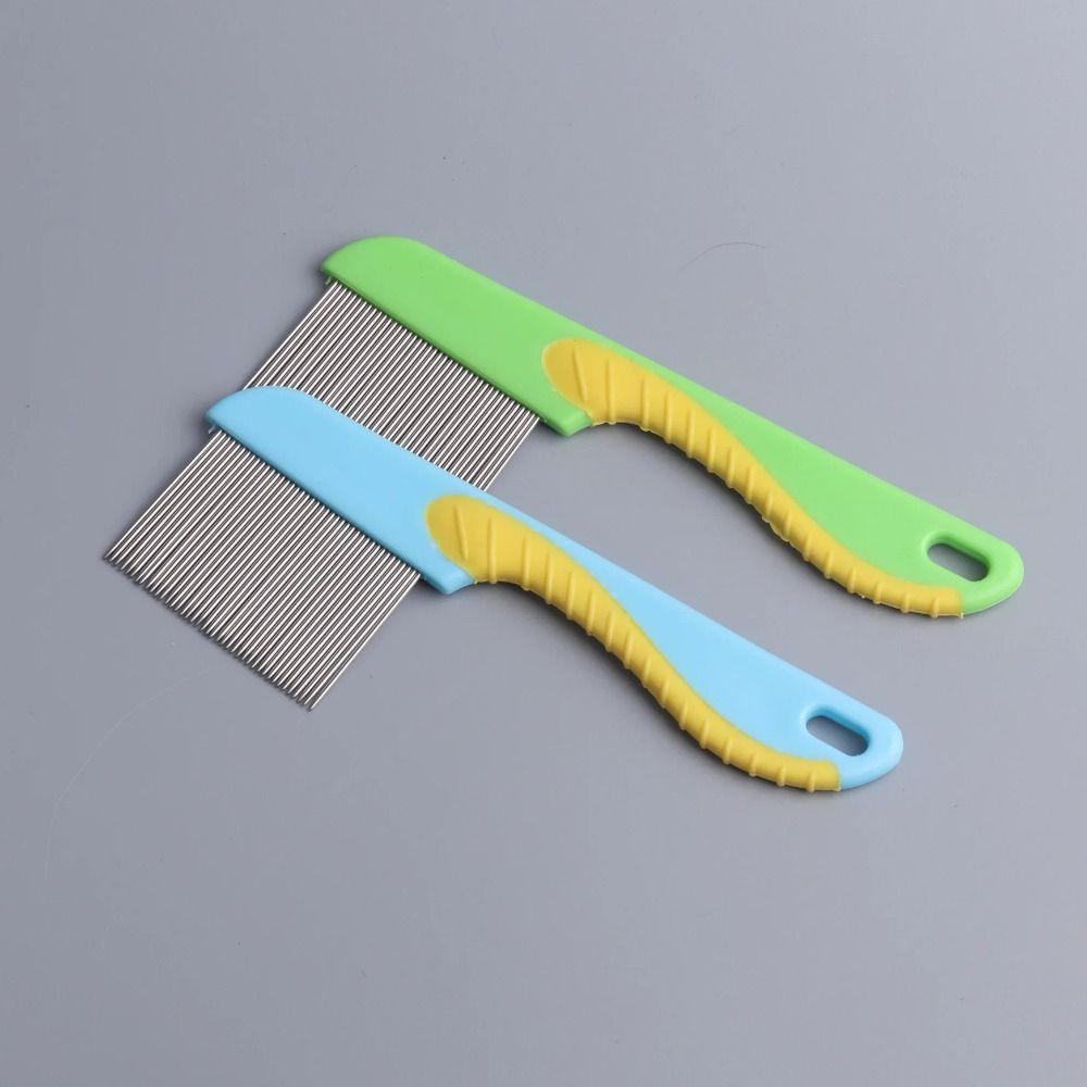 Stainless Steel Dog Flea Comb Fine Toothed Lice Comb Wool Cleaning Supplies Pet Hair Comb Cat