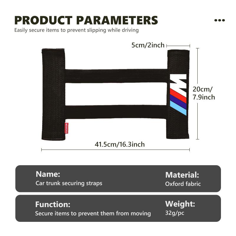 Car Trunk Organizer Strap Fixing Belt Storage Bag Tapes Fixed For BMW 1 3 5 7 Series M F01 F20 F10 F13 E52 E53 E60 E93 fsdf08