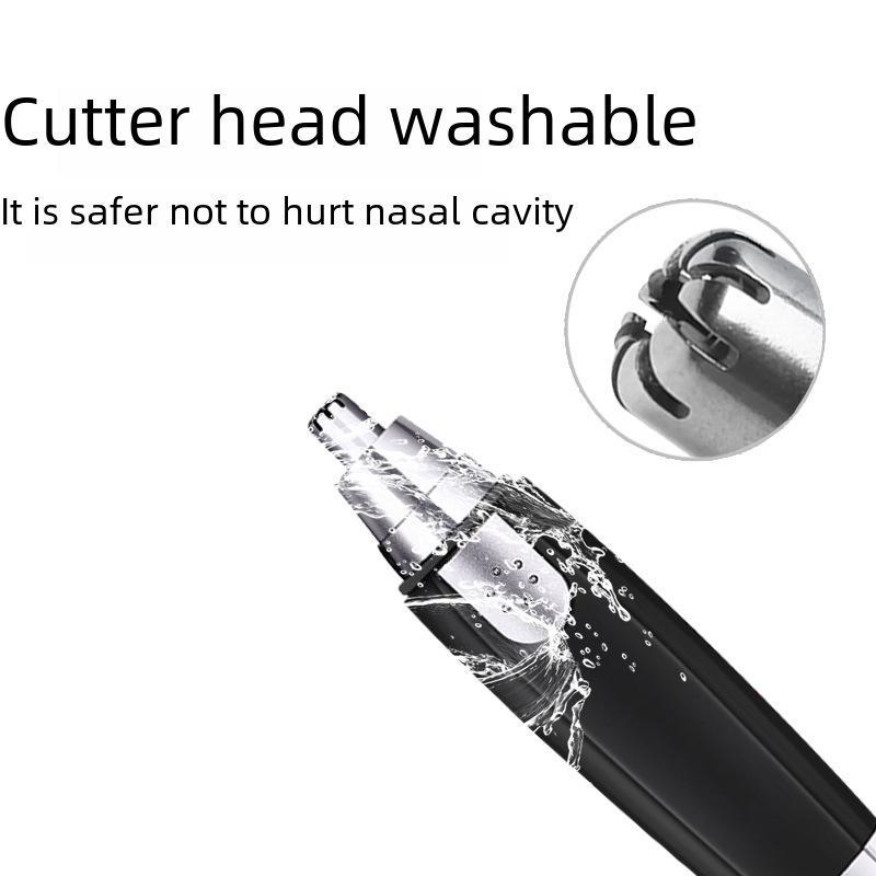 Триммер для носа с круглой головкой для мужчин и женщин - Автоматическая бритва на батарейках