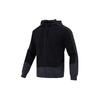 Essentials 3-Stripes Sports Casual Hooded Jacket Men Outerwear Black IA6962