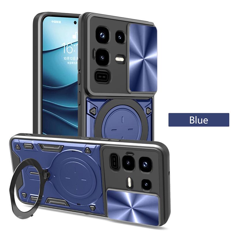 Противоударный чехол-подставка с кольцом для infinix Note 50 Pro 50s 50x 40x Чехол Сдвижная защита камеры Задняя крышка для Infinix Note50Pro Plus